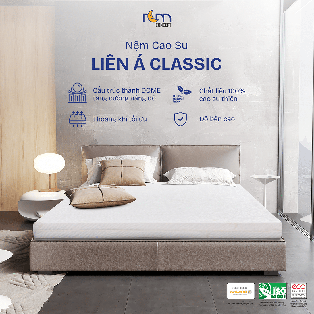 Nệm cao su Liên Á Classic