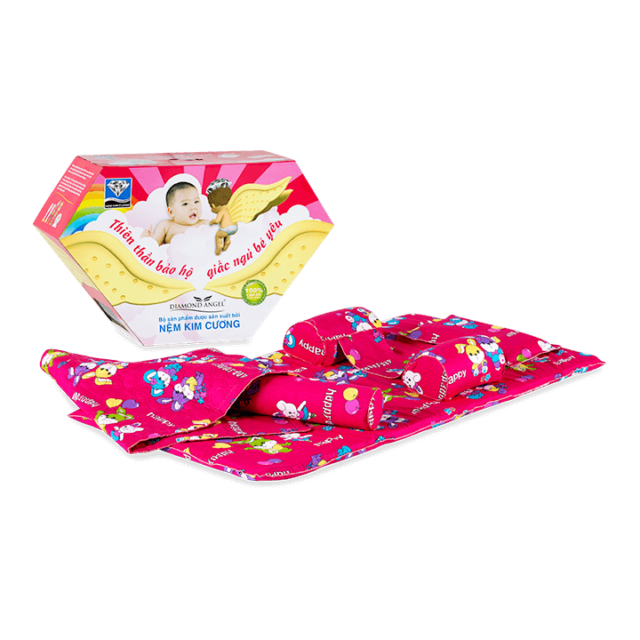 Nệm em bé Kim Cương Diamond Angle - BÉ GÁI