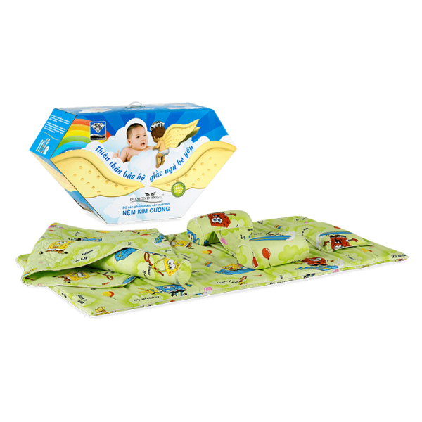 Nệm em bé Kim Cương Diamond Angle - BÉ TRAI