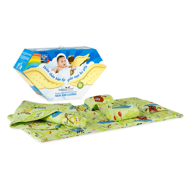 Nệm em bé Kim Cương Diamond Angle - BÉ TRAI