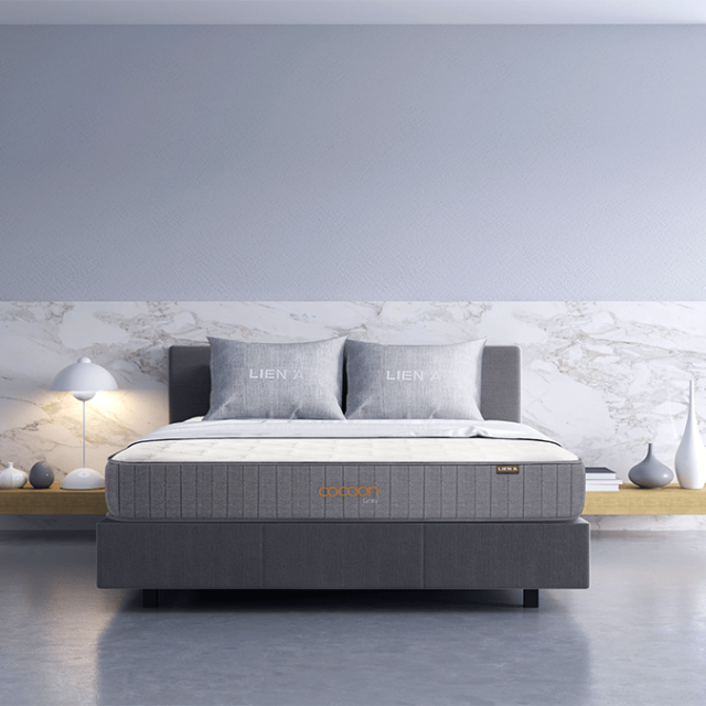 Nệm lò xo túi Liên Á Cocoon Grey
