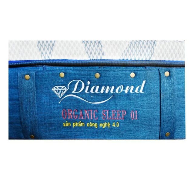 Nệm lò xo Két Organic Sleep 01 Kim Cương