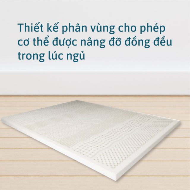 Topper cao su Kim Cương TOPLUX 7’ZONE