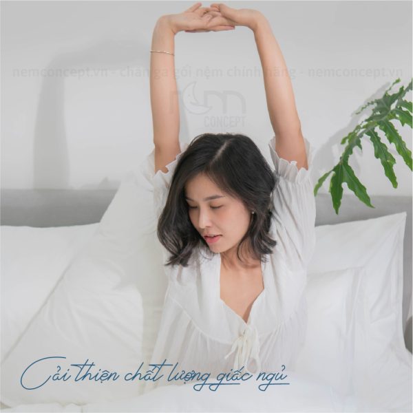 Bộ chăn ga màu trắng