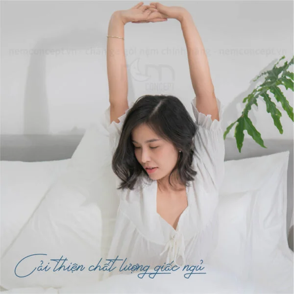 Bộ chăn ga màu trắng