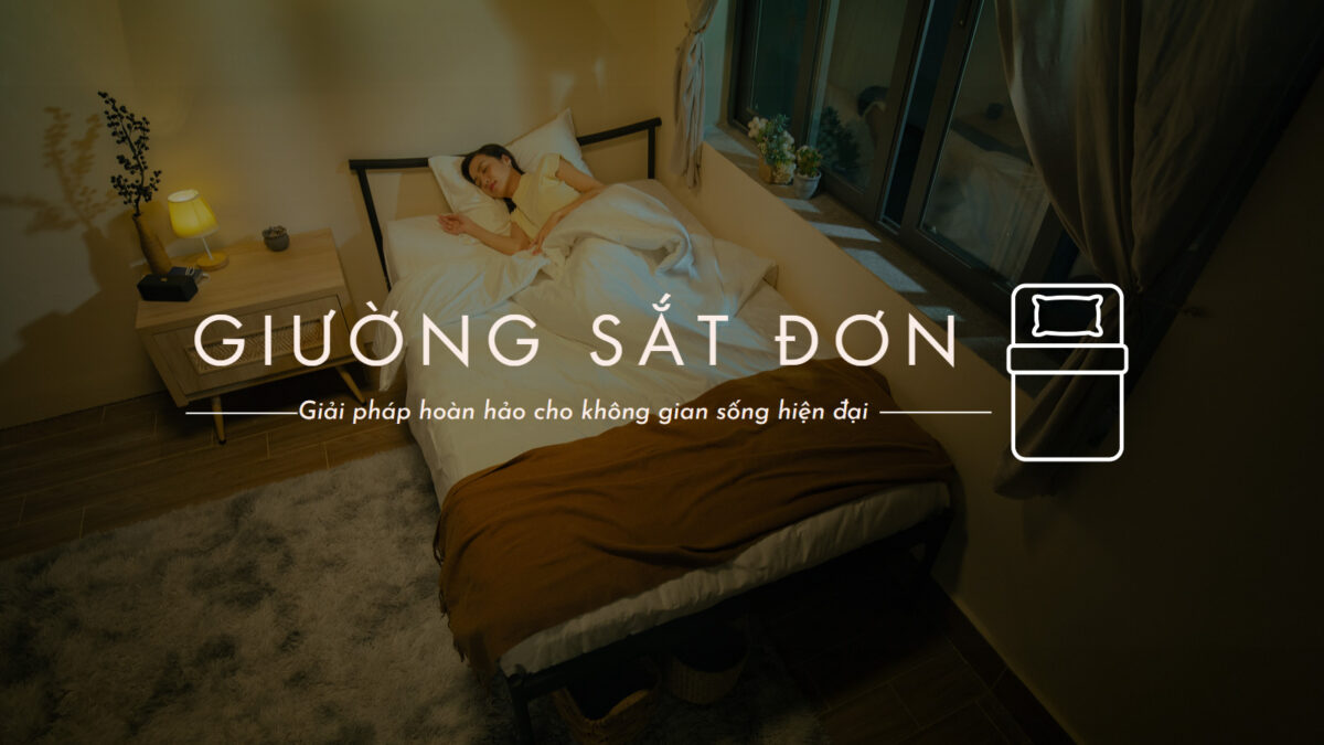 Giường sắt đơn
