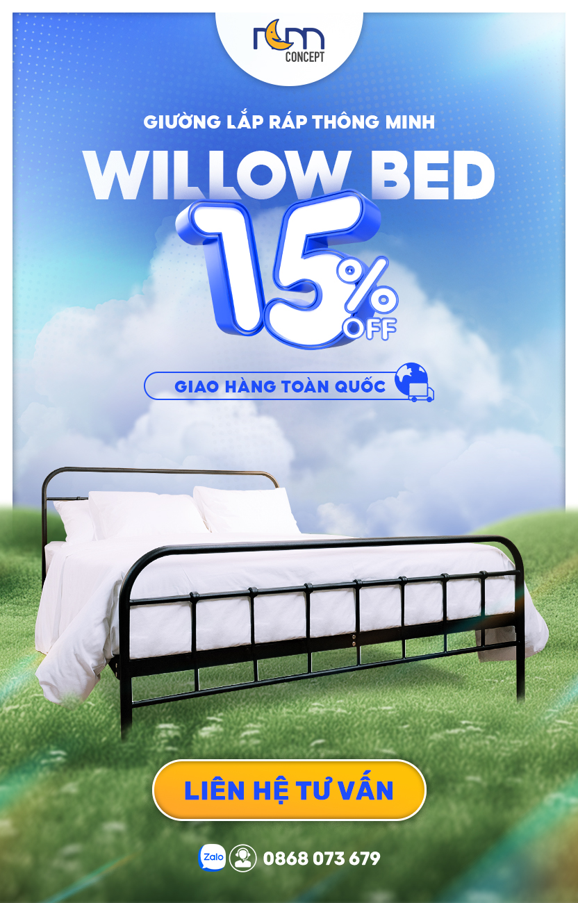 Willow Bed Banner Đứng