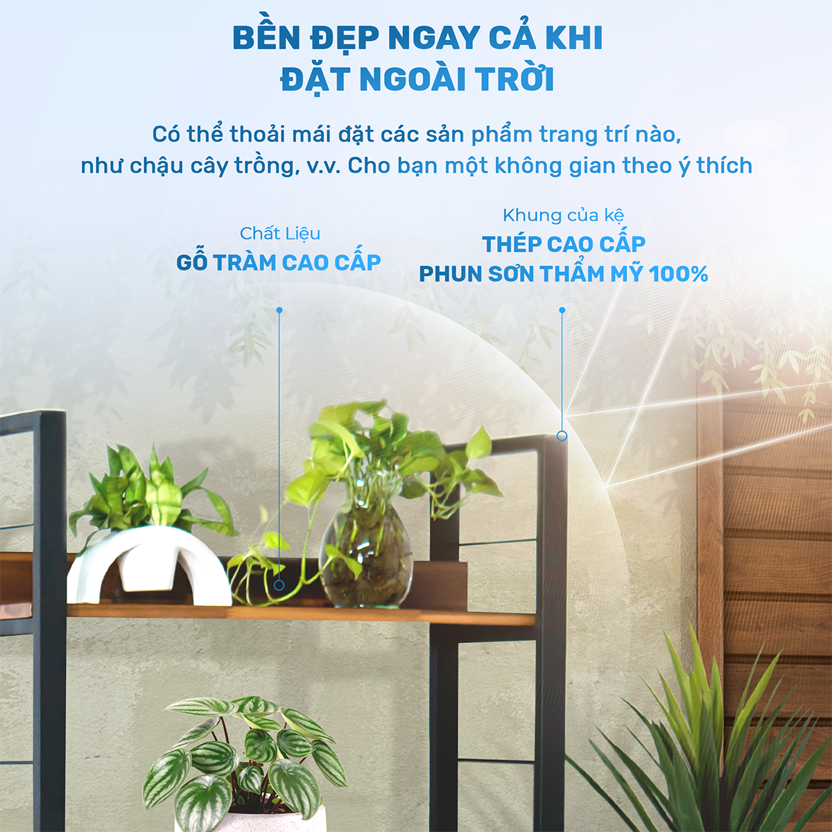 Kệ trang trí 5 tầng